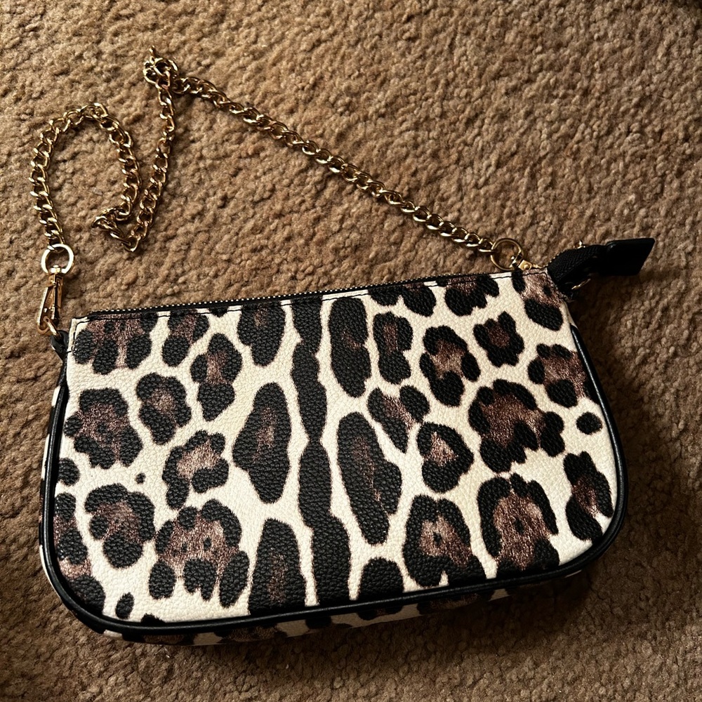 Animal print purse
